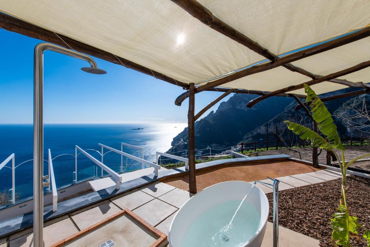 Villa La Tagliata Spectacular Jacuzzi Tub Amazing View And Private Parking Garage بوسيتانو المظهر الخارجي الصورة