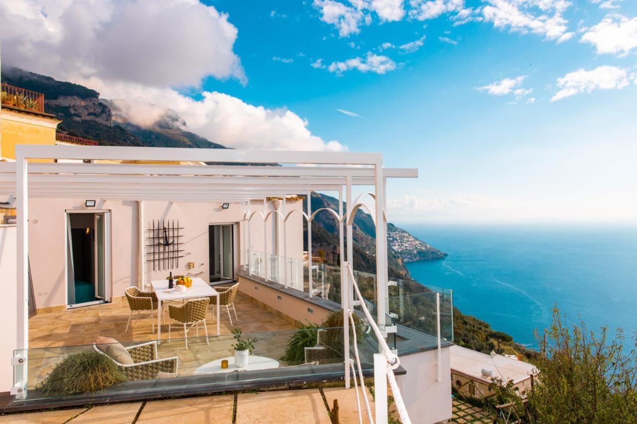 Villa La Tagliata Spectacular Jacuzzi Tub Amazing View And Private Parking Garage بوسيتانو المظهر الخارجي الصورة