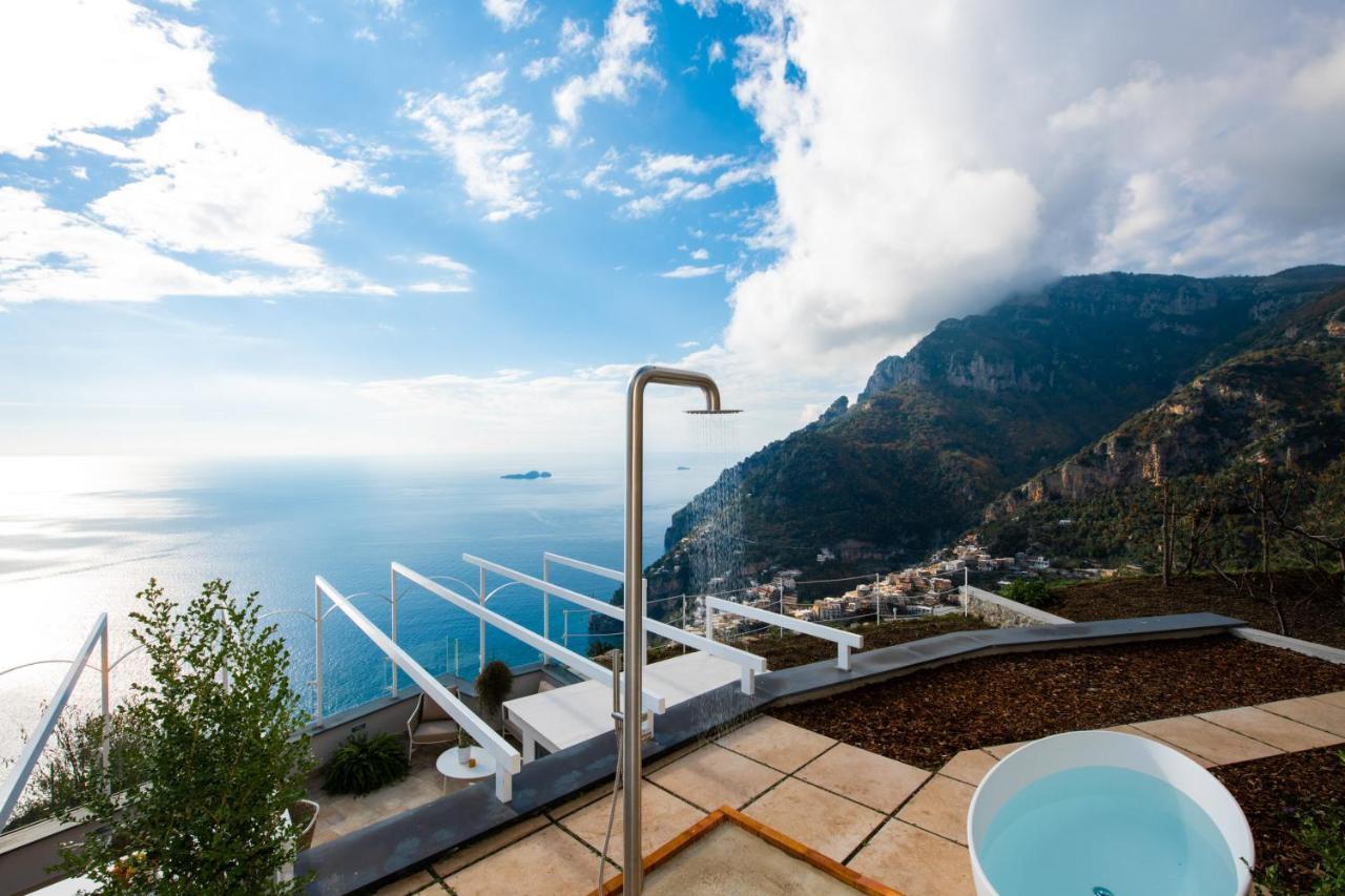 Villa La Tagliata Spectacular Jacuzzi Tub Amazing View And Private Parking Garage بوسيتانو المظهر الخارجي الصورة